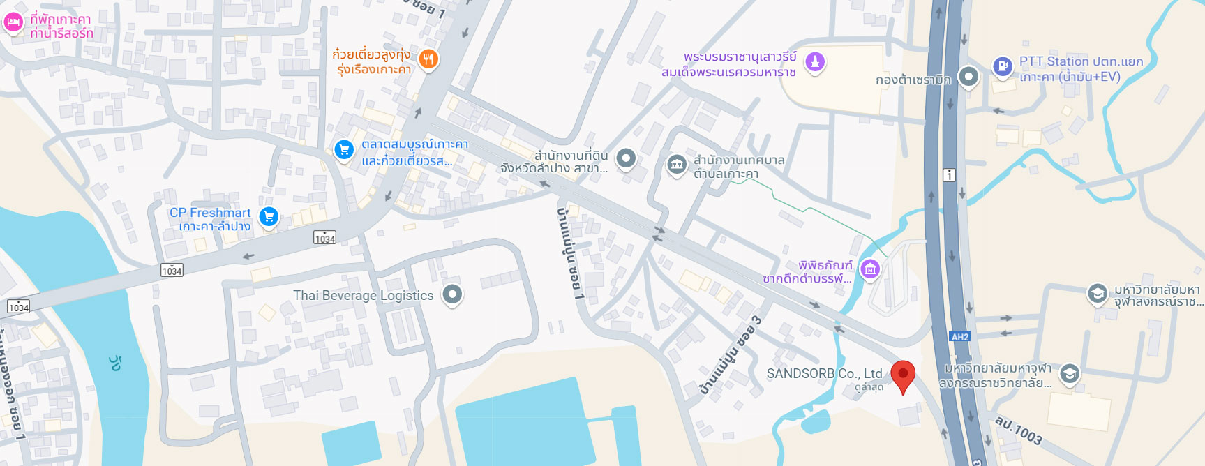 แผนที่ Sandsorb